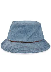 Acne Studios Blue Denim Bucket hat - Light Blue ONE SIZE