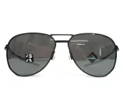 Oakley Sunglasses CONTRAIL OO4147-0457 Matte Black Aviator w/ Prizm Black Lenses