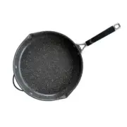 Nordic Ware Verde 3-Piece Nonstick Skillet Induction compatible, Black Ceramic