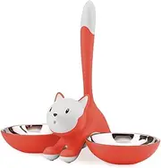 Alessi Cat Accessories, PP,18/10 Stainless Steel, Orange, red, One Size