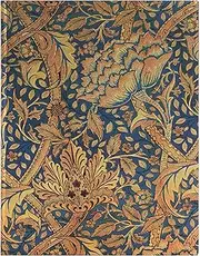 Morris Windrush (William Morris) Ultra Unlined Journal: Flexi softcover, 100 gsm, ribbon marker, memento pouch, book edge printing
