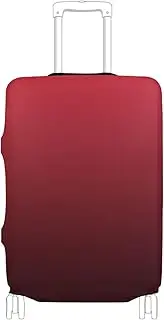 [Joisal] Black Red Gradient Carry on Luggage Cover Fit 18-32 Inch Suitcase Covers for Luggage Tsa Approved Scratch-Resistant Airplane Travel Essentials, Alizarin Crimson Black Gradient, L 26-28 in