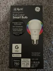 C by GE Full Color A19 Smart LED Light Bulb - #B Google Home Compatible