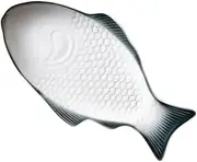 NOLITOY Fish Shaped Ceramic Plate Snack Storage Dish Divided Serving Platter Dinnerware for Family Parties Restaurants