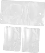 HAPINARY 3PCS Book Cover Clear Protector Film for Textbooks Notebooks Exercise Books Wear Resistant Design for Easy Identification for Students
