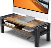 Monitor Stand Computer Riser Monitor Stand for Desk with Adjustable Height an...