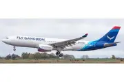 LH4FGW322 JC Wings A330-200 1/400 Model HL8512 Fly Gangwon