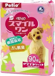 Petio Smile One Dog Training Pad, Wide (90 Sheets)