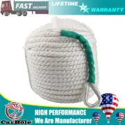 1/2" x100 Twisted 3 Braided Strand Nylon Anchor Dockline Rope Boat Line Sailboat