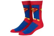 Superman Character Armor Crew Socks