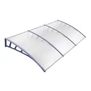 Instahut Window Door Awning Canopy 1.5mx3m Transpa