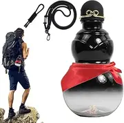 ycezw Water Container Bottle - Traditional Drinking Flask, Portable Travel Water Pumpkin | 900 ml Outdoor Hydration Container Bottle, Large Capacity Culture Drink Jug for Hiking, Sports, Camping