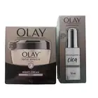 NEW/BOXED OLAY Total Effects Night Cream AND Luminous SUPER SERUM