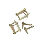 Front EFS Greaseable Shackles Pins for Toyota Landcruiser FJ HJ 60 61 62 Series