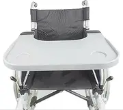 HDXWIFD Wheelchair Lap Tray, Portable Wheelchair Dining Table Accessories with Cup Holder, Transport Chair Trays Adult for Wheelchair Occupants to Read Write Eat Drink