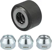 X AUTOHAUX Universal Wheel Stud Installer Tool, Tire Stud Tool, M12x1.25 M12x1.5 M14x1.5, Iron, with 3/4" Hex Wheel Lug Nuts, Silver Tone, 1 Set