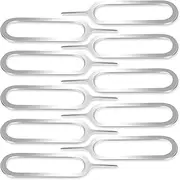 10pcs Sim Card Tray Removal Tool Compatible with All Smartphones and Tablets - iPhones, Android - Samsung, HTC, Pixel, Sony, Motorola - by Mobi Lock