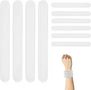 Gift Paper Holder - Silicone Paper Slap Bands | 10PCS Wrapping Paper Poster Holder, Soft Wrap Slap Wristband, Silicone Paper Slap Bands Wrapping Paper Roll Clips for Storage Organization