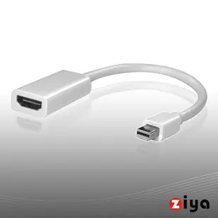 [ZIYA Mac 轉接線 (Mini DisplayPort to HDMI) 視訊轉接線 - 輕短型