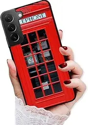 for Samsung A15 5G, for Samsung Galaxy A15 5G, Durable Protective Soft Back Case Phone Cover, HOT12016 British Red Phone Booth 12016
