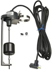 Vertical Float Switch - 20 Foot - 1" to 6" Pumping Range - N.O. - 120 VAC