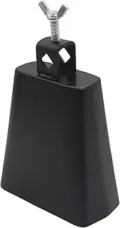 RAYWE 5 Inch Iron Cow-Bell Percussion Instrument with Clapper for Drum Set Kit Accessory