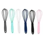 Hand Egg Beater Utensil Kitchen Stirrer Silicone Whisk for Cooking Flour