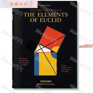 新品 熱賣 Byrne Six Books of Euclid 伯恩 歐幾里德 古希臘數學幾何素#a0910721382