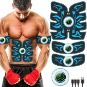 10 Modes ABS Abdominal Muscle Trainer Arm Leg Stimulator Toner EMS Body Training