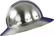 Medieval Kettle Hat 13thCentury withLeather Liner Viking Helmet Knight Halloween