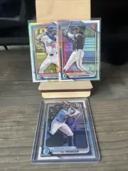 2024 Bowman Chrome Refractor Prospect Lot x3