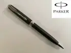 Parker Sonnet Ballpoint Pen Matte Black Silver Clip With 0.7mm Black Ink Refill