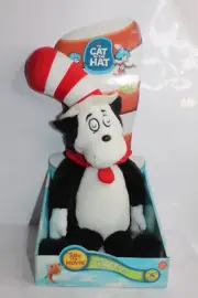APPLAUSE DR SEUSS CAT IN THE HAT 10" SITTING PLUSH WITH SOUND