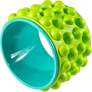 Trigger Point Roller - Back Pain Reliever, Stretch Exercise Tool | Yoga Wheel Release, Spine Support Balance Wheel, Massager for Yoga Sessions