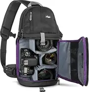 Altura Photo Camera Sling Backpack for DSLR and Mirrorless Cameras (Canon Nikon Sony Pentax)
