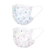 3Ply iMask Kid Earloop Face Mask ASTM Level 3 Non-woven BFE&PFE ≥98% Blue/Pink