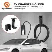 For SAE J1772 EVSE Electric Vehicle EV Charger Wall-Mount Connector Holster Dock