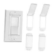 (Clear,4 Pack) Light Switch Cover Guard,Light Switch 4 pack（clear）