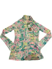 Lilly Pulitzer Luxletic Meryl Hadle Tennis Jacket Size Match Upf 50+ NWT XS