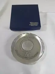 WENDELL AUGUST FORGE COASTER, TEACHER TRIBUTE, ALUMINUM NOS
