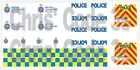 Code 3 Adhesive Vinyl Decal Oxford Diecast 1/76 van - British Transport Police