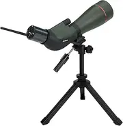 SVBONY SA412 20-60x80 Spotting Scopes with WiFi Camera and Desktop Tripod, FMC Waterproof Fogproof, Angled Long Range Spotter Scope for Target Shooting