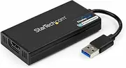 StarTech.com USB 3.0 to HDMI Adapter - 4K 30Hz Ultra HD - DisplayLink Certified - USB Type-A to HDMI Display Adapter Converter for Monitor - External Video & Graphics Card - Mac & Windows (USB32HD4K)