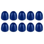 20Pcs Plastic Bell End Stoppers, Cord End Lock Rope Fastener, Dark Blue