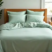 Royal Comfort 1200 Thread Count Sheet Set 4 Piece Ultra Soft Touch Bedding Sage Green (Double, Queen, King)