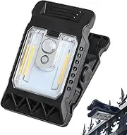 Solar Clip Light, Smart Motion Sensor Clip on Light for Outdoor, Waterproof Solar Wall Lamp with 3 Lighting Modes, Multipurpose Adjustable Fence Lamp for Garden Balcony Courtyard