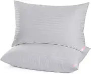 Bed Pillows for Sleeping 2 Pack Queen Size，Pillows for Side and Back Sleepers,Su