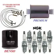 Tune Up Kit Filters Wire Spark Plugs For CHEVROLET CORSICA V6 2.8L 1989