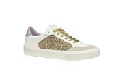 Geox Womens/Ladies D Emmeleny Trainers (Optic White/Light Gold) - UTFS11605
