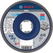 Bosch Accessories X-Lock Flap Discs, Angled Version, Plastic plateØ 125 mm Zi...